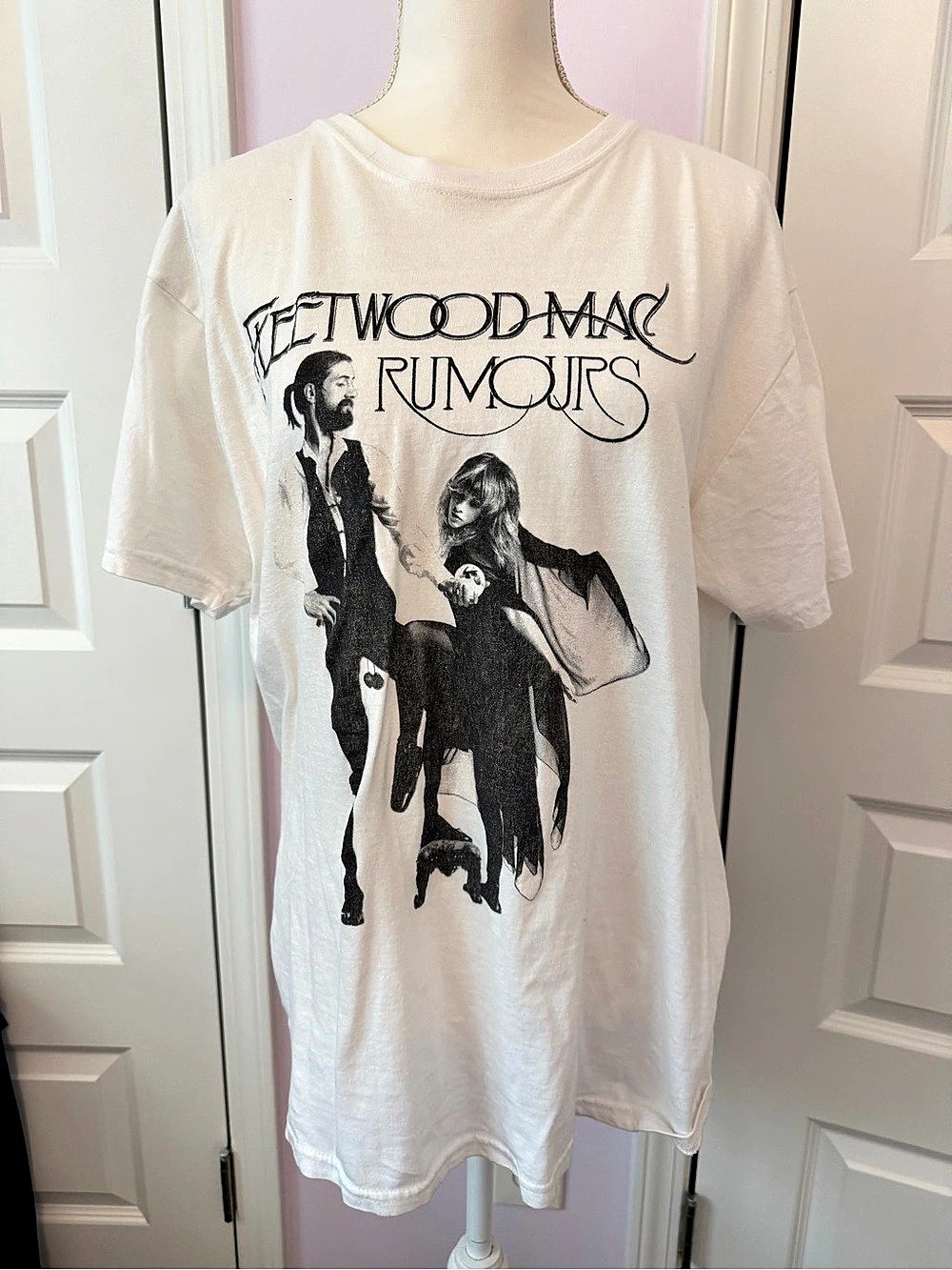 Fleetwood Mac Rumours Graphic Tee White & Black 2XL